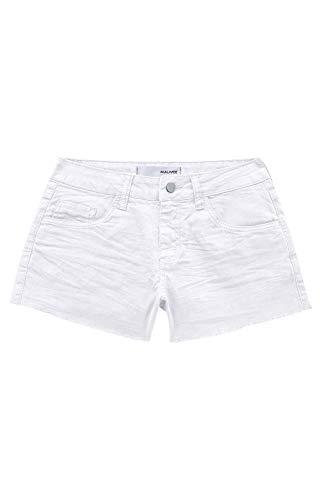 Shorts Comfort Cintura Média, Malwee, Feminino, Branco, 42