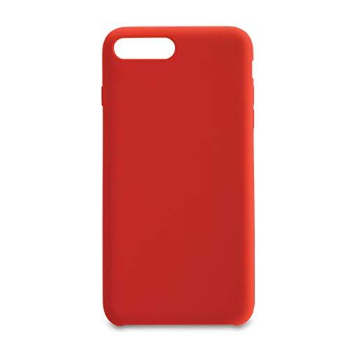 Capa Pong Apple Iphone 7/8 Plus Liquid Silicon, Customic, Capa Anti-Impacto, Vermelho