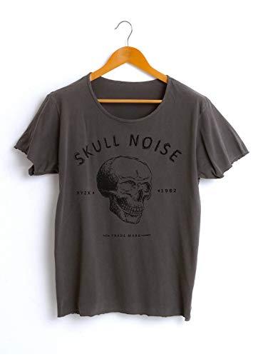 Camiseta Skull Noise, Joss, Masculino, Chumbo, P