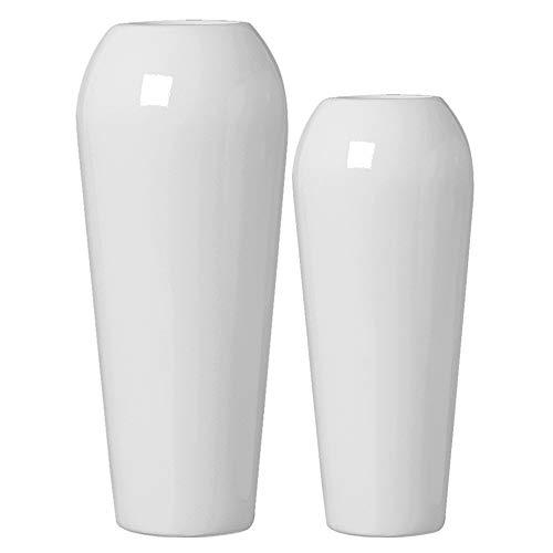 Duos De Vasos Paris Liso Ceramicas Pegorin Branco