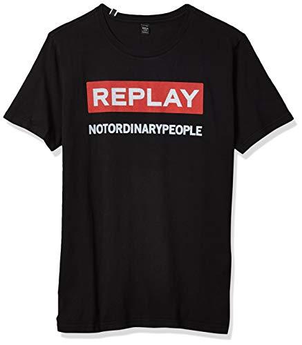 Camiseta Not Ordinary People, Replay, Masculino, PRETO, GG
