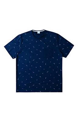 Camiseta Tradicional, Wee, Masculina, Azul Marinho, M