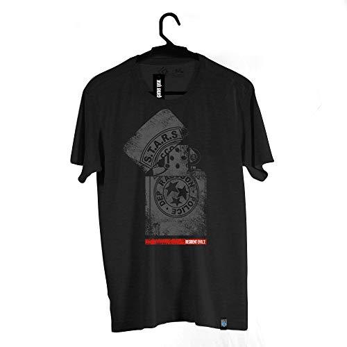 Camiseta Isqueiro, Resident Evil, Masculino, Preto, 3G