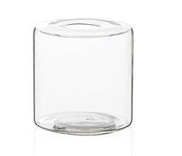 Vaso Anhua Glass, Etna, Transparente, 11cm