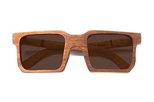 Óculos de sol de madeira Leaf Eco Andy Muiracatiara