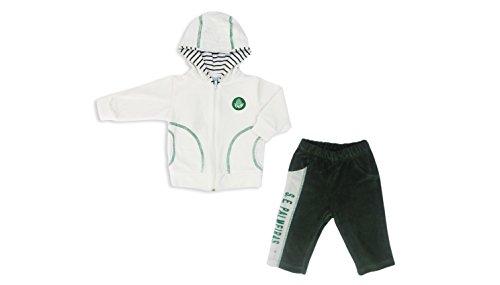 Conjunto calça e blusa com capuz Palmeiras, Rêve D'or Sport, Bebê Unissex, Branco/Verde, M