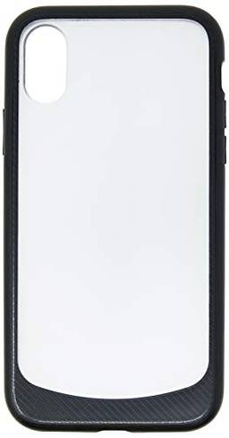 1286-Capa Protetora Duall Clear para iPhone X, iWill, Capa Anti-Impacto, PRETO