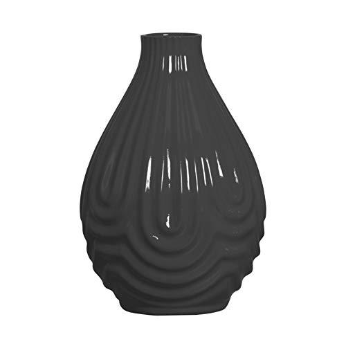 Vaso Vibrações Pequeno Ceramicas Pegorin Preto
