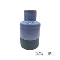 Vaso Lylac Em Ceramica Cinza Claro Casa Libre Cinza