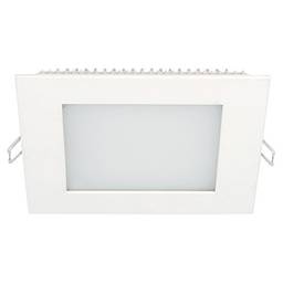 Taschibra 15090120, Painel LED 22 Quadrado Embutir 3000K, 18W, Branco