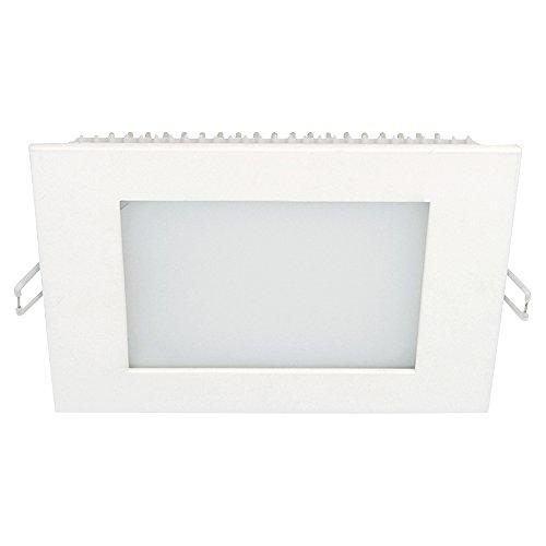 Taschibra 15090041, Painel LED 17 Quadrado Embutir 3000K, 12W, Branco