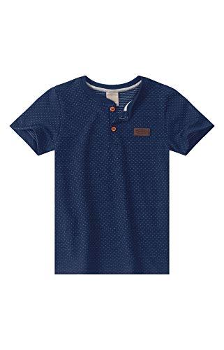 Camiseta Tradicional, Carinhoso, Masculina, Azul, 14