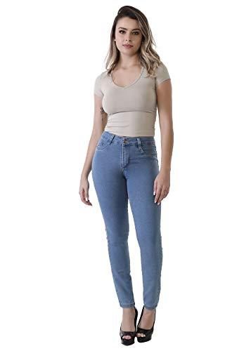 Calça feminina Heart jeans, Sawary Jeans, Feminino, Jeans, 42