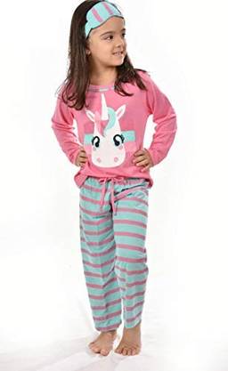 Pijama Ayron Fitness Unicórnio Longo Infantil Filha (8)