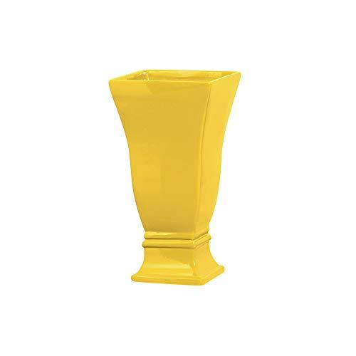 Vaso Quadrado P P 5 Ceramicas Pegorin Amarelo P P