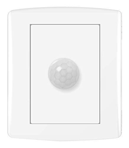 Conjunto de Sobrepor Sensor de Presença com Placa, Alumbra, 6317, Branco