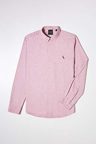 Camisa Pf Oxford Color Reserva, Masculino, Vermelho, Ggg