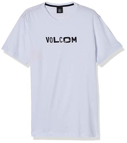 Volcom Camiseta Silk Mc Reply Masculino, GG, Branco