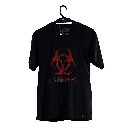 Camiseta Biohazard, Resident Evil, Masculino, Preto, PP