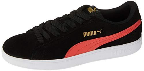 Tênis Puma Puma Smash V2 Bdp Adulto Unissex Preto/Coral/Dourado/Branco 38