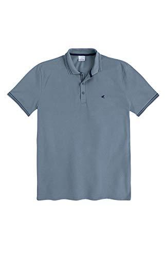 Camisa Polo piquê premium, Malwee, Masculino, Azul, M