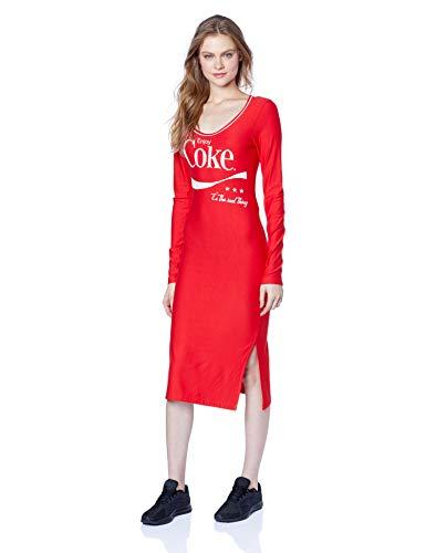 Coca Cola Jeans Enjoy Coke It´s the Real Thing! Vestido Casual, Feminino, Vermelho (IFE), P