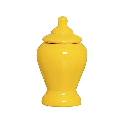 Pote Siena Pequeno Ceramicas Pegorin Amarelo Pequeno