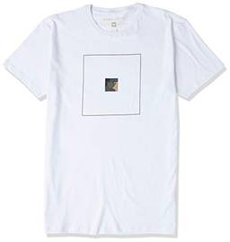 Hang Loose Camiseta Silk Mc LogoCam Masculino, P, Branco