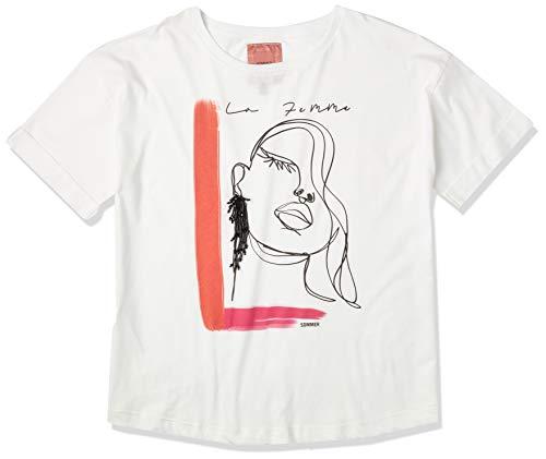 Camiseta Estampada, Sommer, Feminino, Off Shell, M