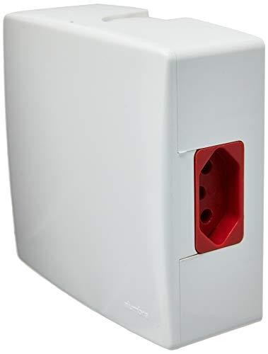 Caixa de Sobrepor com Disjuntor, Dispositivo de Proteção Individual, Alumbra, 8626, Vermelho