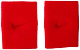 Munhequeira Grande Nba Drifit Double Wide Nike Vermelha