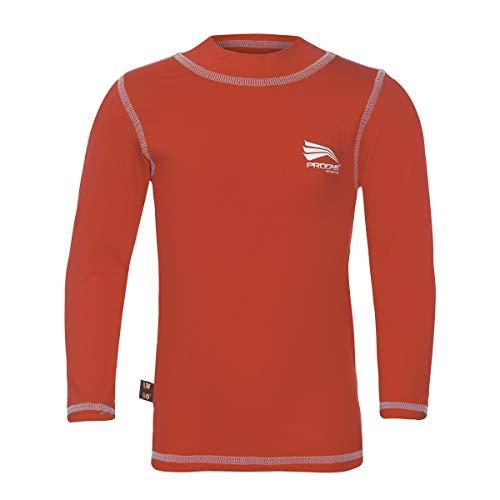 PROGNE SPORTS UV3000 Camisa Termica para Atividades ao Ar Livre, 2, Vermelha