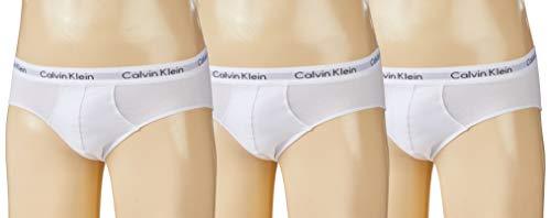 Kit com 3 Cuecas Brief, Calvin Klein, Masculino, Branco, G