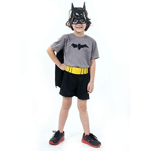 Fantasia Batman Curto Infantil Sulamericana 910170-G 9/12 Anos