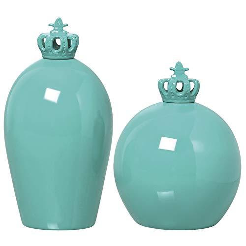 Duo Pote Monaco/lisboa T. Coroa Ceramicas Pegorin Tiffany