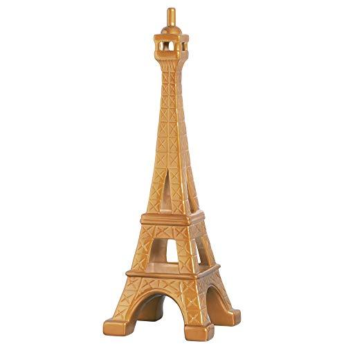 Escultura Torre Eiffel Grande Ceramicas Pegorin Dourado No Voltagev