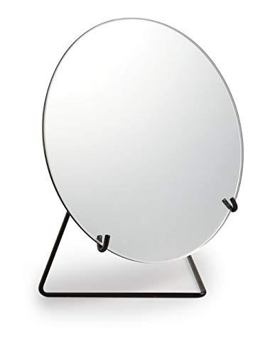 Espelho com Suporte em Metal, Mart, 11444, Preto