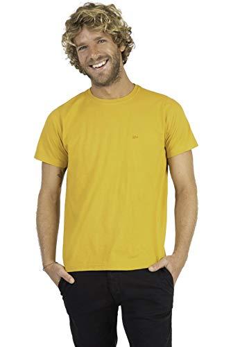 Camiseta, Taco, Gola Olimpica Basica, Masculino, Amarelo (Claro), M