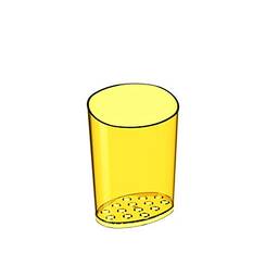 Escorredor De Talheres Glass - Am Coza Amarelo