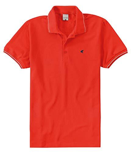 Camisa Polo Slim Piquê Premium, Malwee, Masculino, Vermelho, M