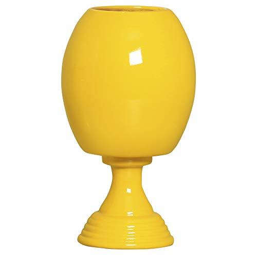 Vaso Taça Veneza Gr Ceramicas Pegorin Amarelo