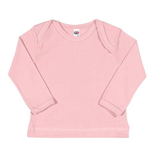 TipTop Kit Camiseta Manga Comprida  Rosa, RN