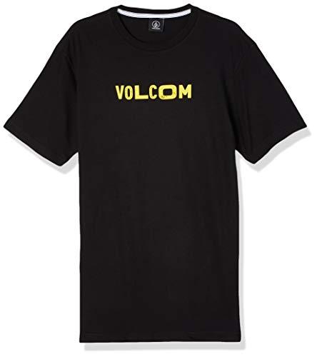 Volcom Camiseta Silk Mc Reply Masculino, G, Preto