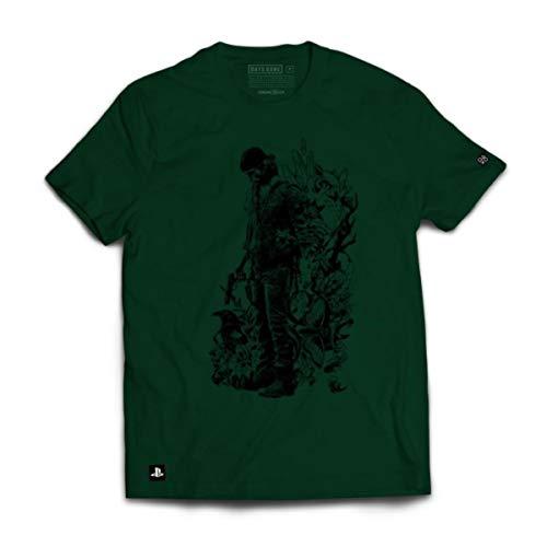 Camiseta playstation days gone - deacon stay verde musgo p