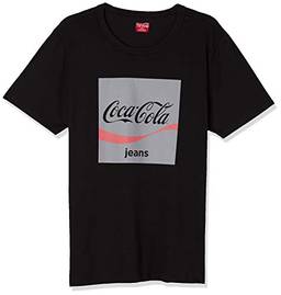 Camiseta Estampada, Coca-Cola Jeans, Masculino, Preto, G