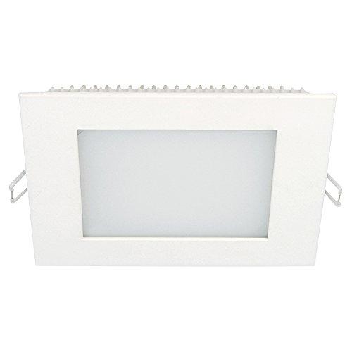 Taschibra 15090039, Painel LED 12 Quadrado Embutir 3000K, 6W, Branco