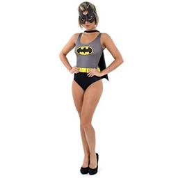 Fantasia Body Batman Adulto 960508-pp Sulamericana Fantasias Cinza/preto Adulto