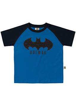Camiseta Meia Malha Batman, Fakini, Meninos, Azul, 2.0