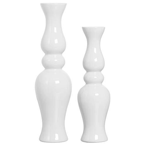 Duo Garrafas Verona G E Peq Ceramicas Pegorin Branco