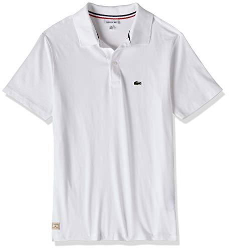 Camisa Polo Lacoste Infantil Masculina em Jérsei de Algodão, Branco, 10
